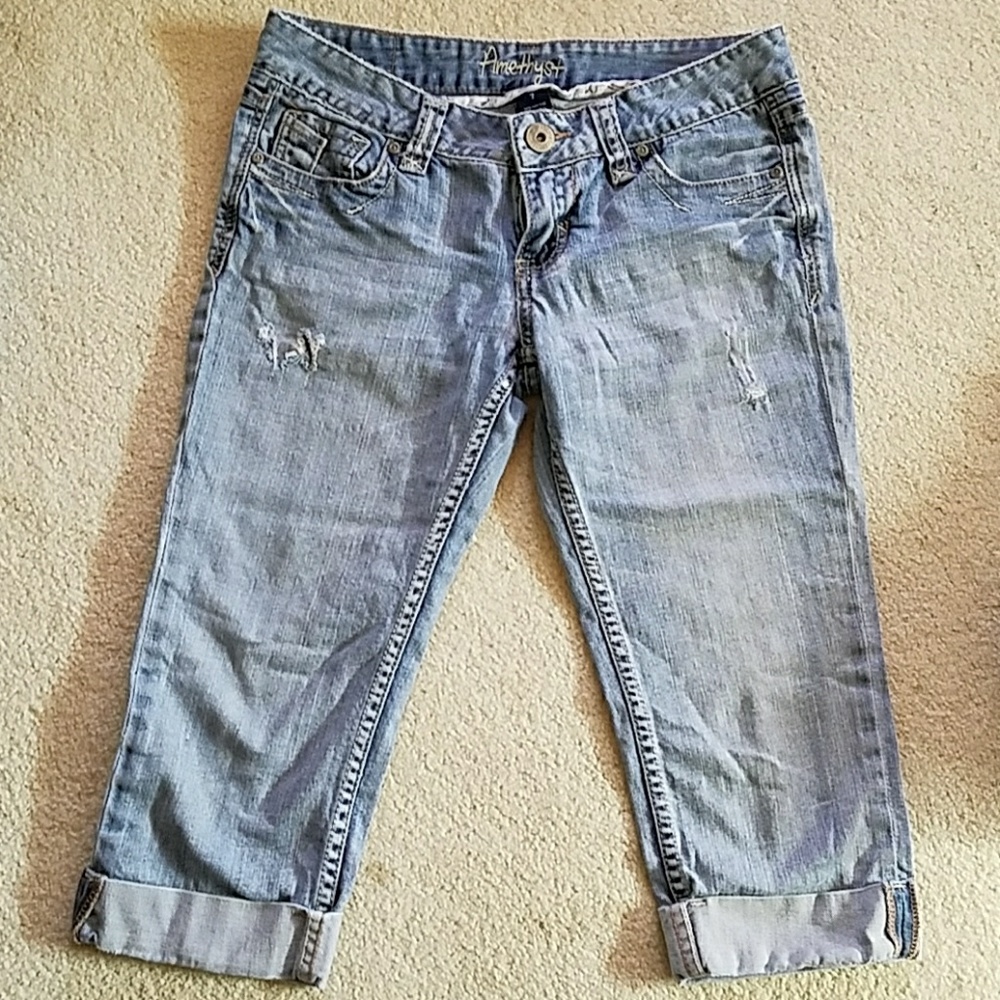 Amethyst cropped jeans